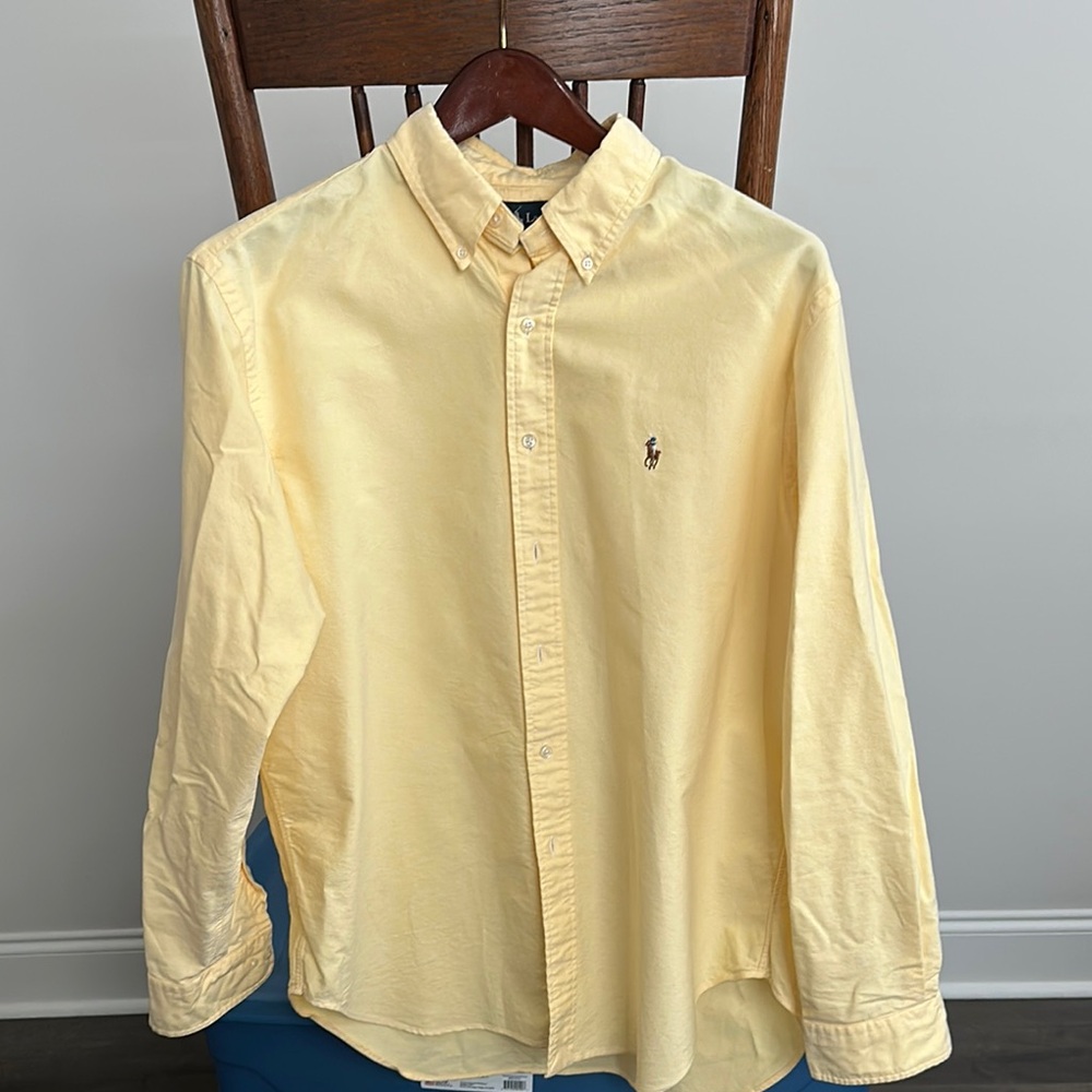 Ralph Lauren Yellow Button-Down Shirt